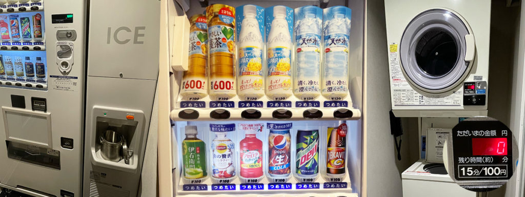 ハイアットリージェンシー東京ベイは各階に製氷器、自販機、ランドリーがありました