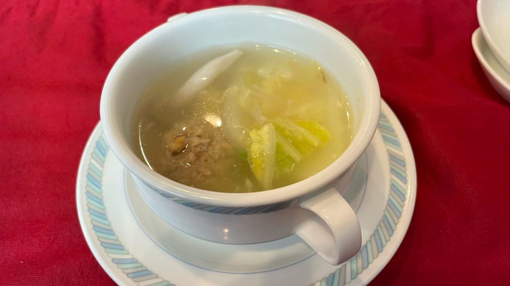 ヌーベルシノワishibashiのスープ